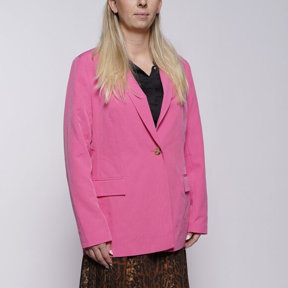 NWT The Drop Pink Blake Long Blazer - Picture 2 of 6